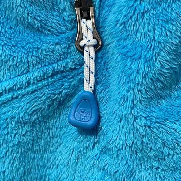 Mountain Hardwear Women's Pyxis Tech Fleece Jacket Bright Blue Size XL - Picture 7 of 10